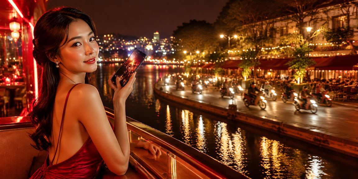 Người dùng trải nghiệm casino trực tuyến trên điện thoại tại Đà Lạt bên tách cà phê