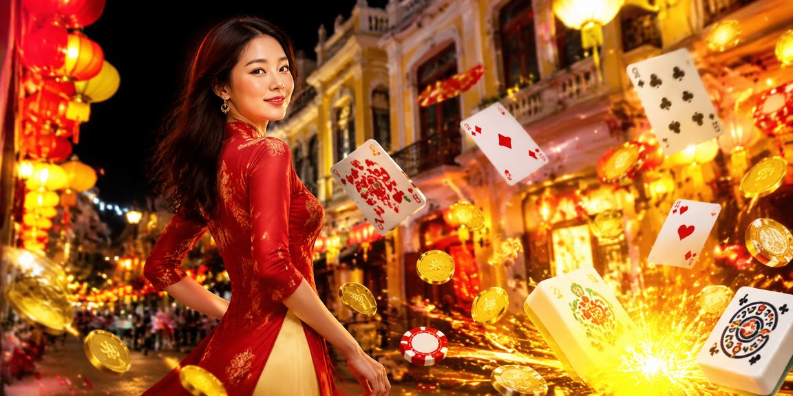 Một nhóm bạn chơi bài ở khu phố về đêm tại Hà Nội